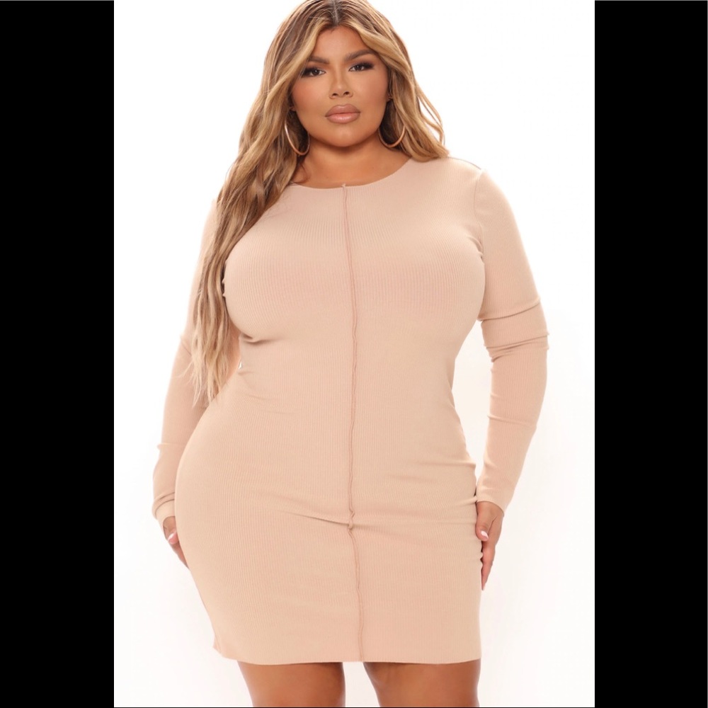 Brand New! Afternoon chill ribbed mini dress